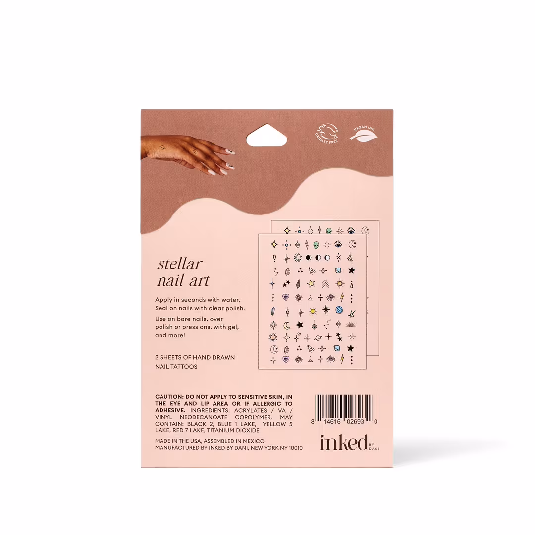 Inked by Dani  Stellar Nail Art Tattoo Pack