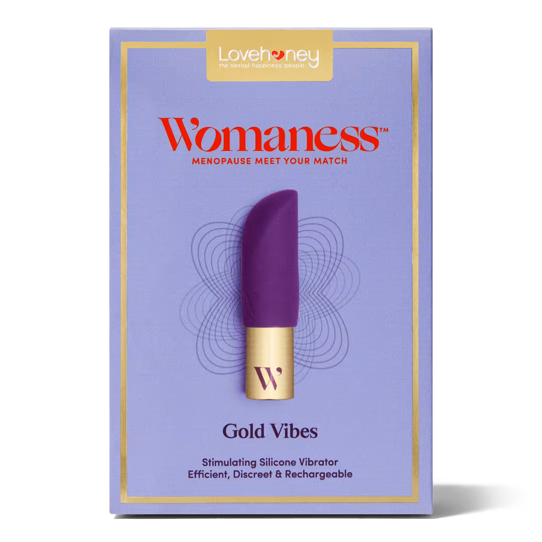 Womaness  Gold Vibes Stimulating Silicone Bullet Vibrator