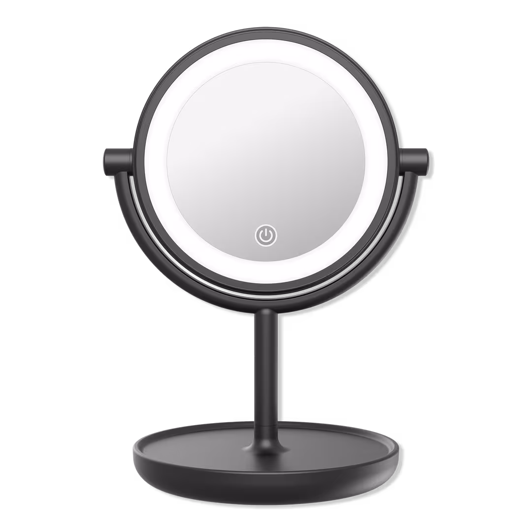 Conair  Matte Black Lighted Mirror