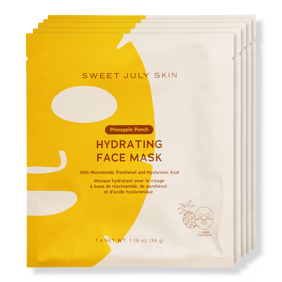 Sweet July Skin  Pineapple Punch Hydrating Face Mask