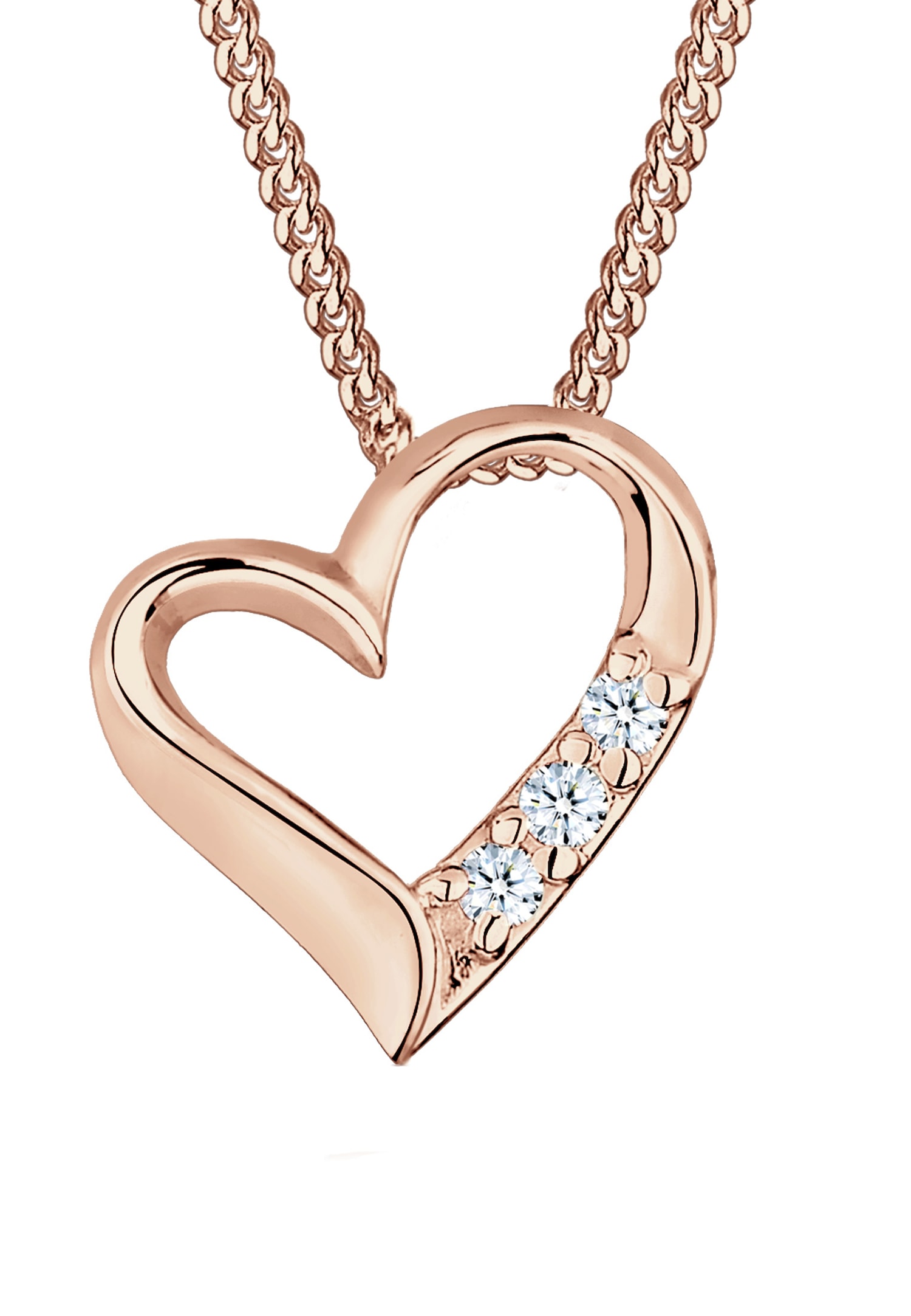 Herz Ewigkeit Diamant (0.045 ct.) 925 Silber