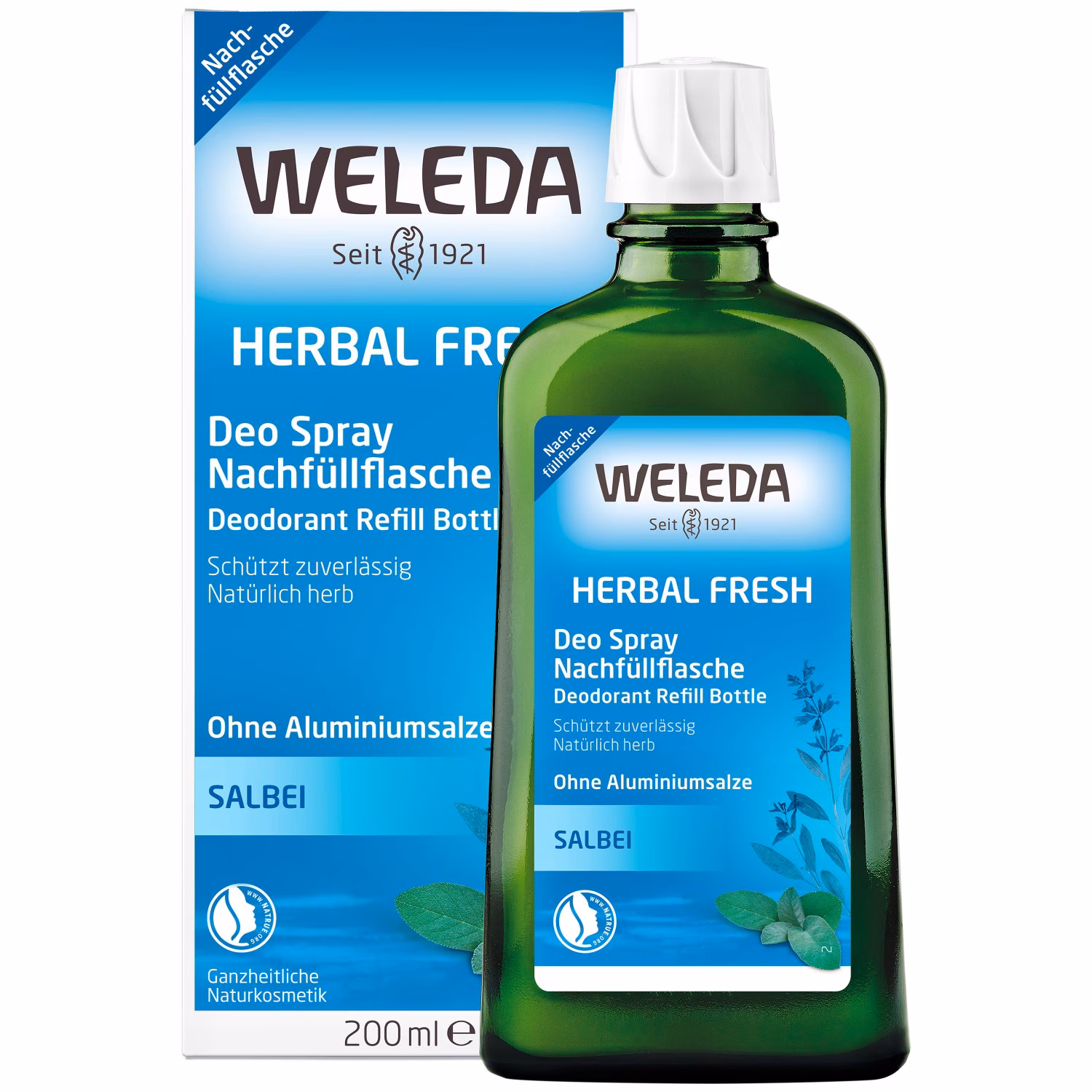 Herbal Fresh Deo Spray Salbei Nachfüllflasche