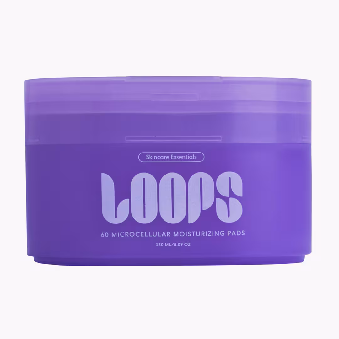 LOOPS  Skincare Essentials MicroCellular Moisturizer Pads