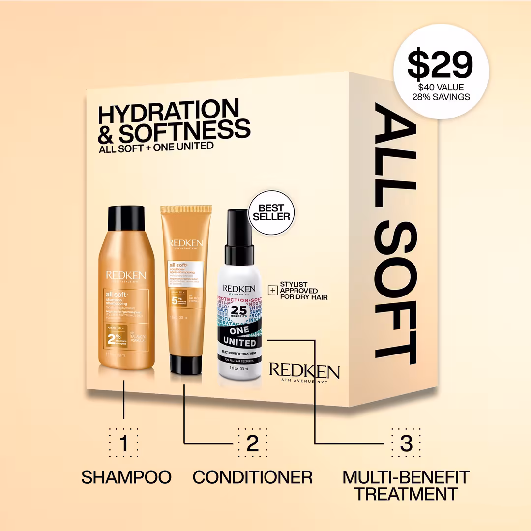 Redken  All Soft Mini Kit For Dry, Brittle Hair