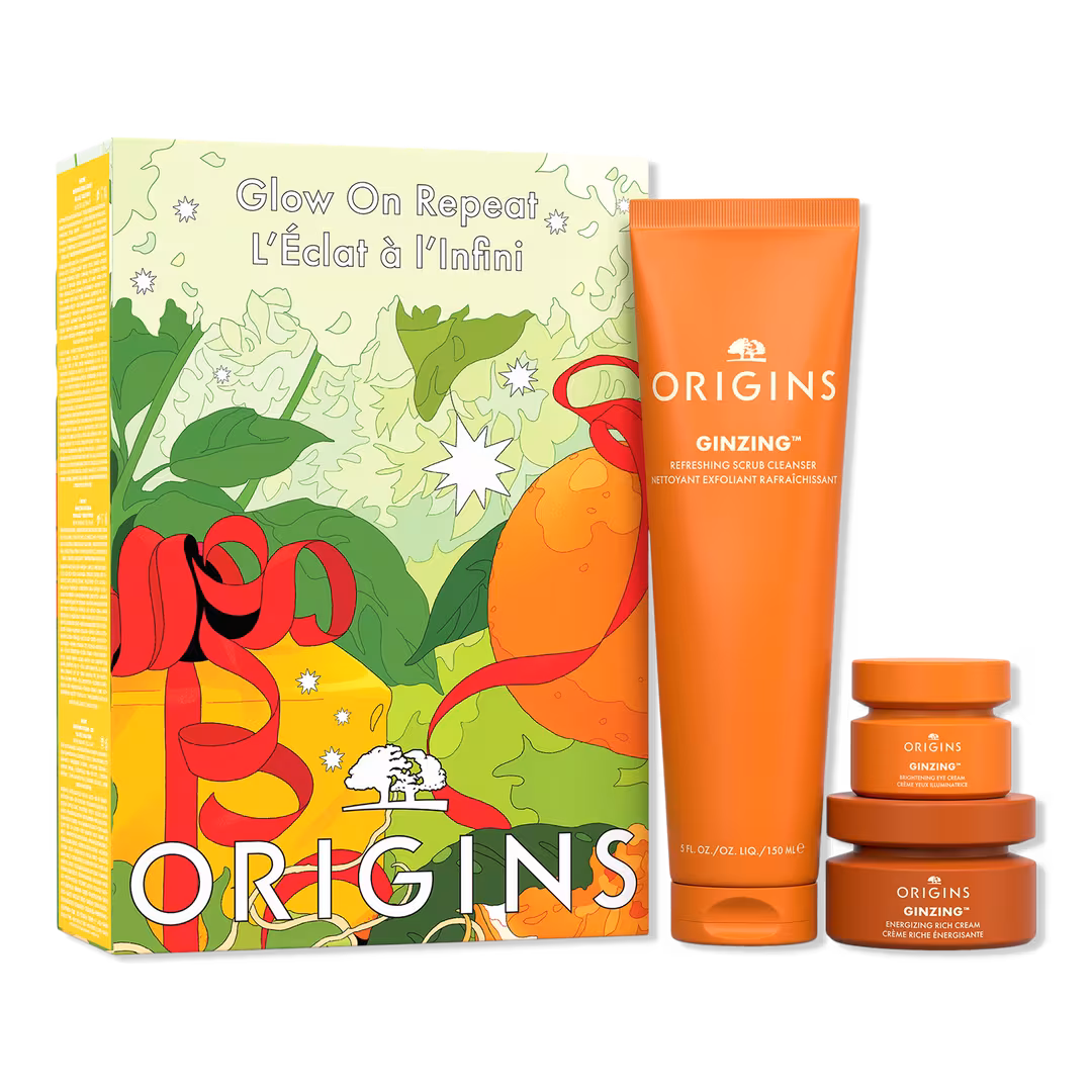 Origins  Glow on Repeat GinZing 3 Piece Skincare Gift Set