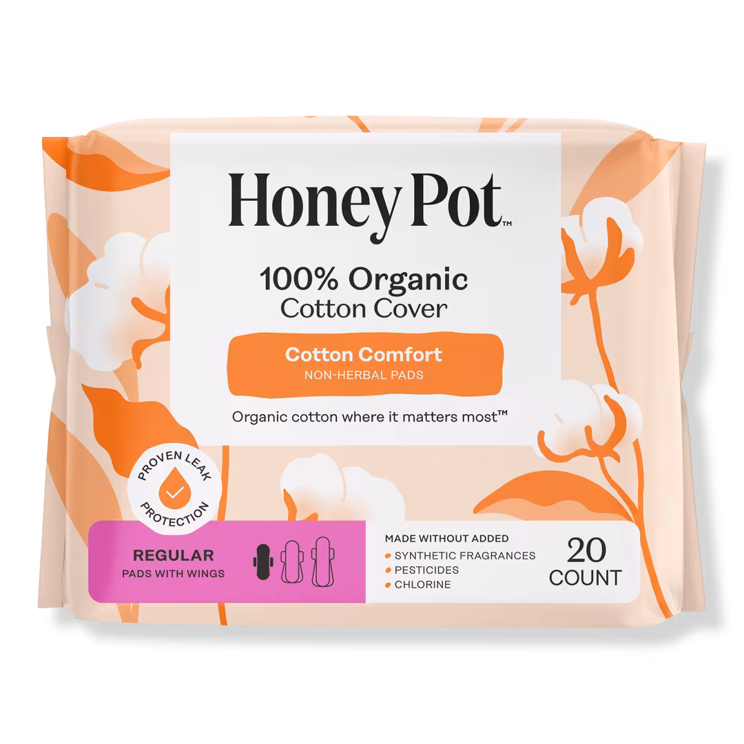 Honey Pot  Non-Herbal Regular Pads with Wings