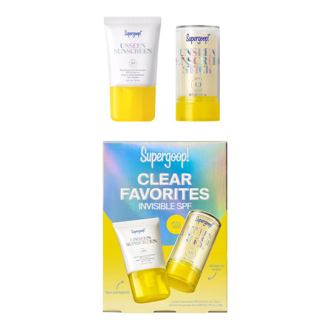 Supergoop!  Clear Favorites Invisible SPF Set