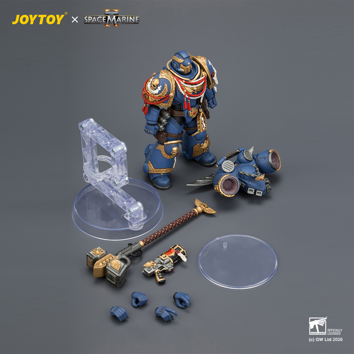 JOYTOY JT04421 Warhammer 40k 1: 18 Ultramarines Assault Intercessor - JOYTOY WORLD