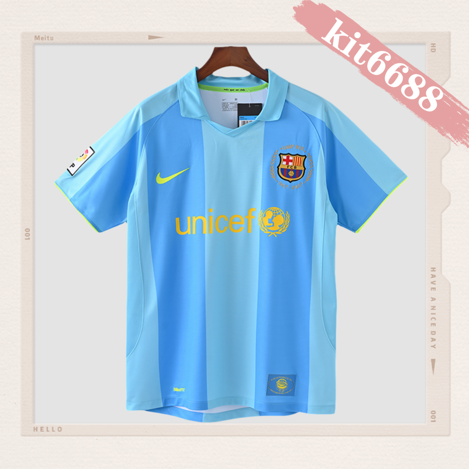 2007/2008 Barcelona Away Retro Football Shirt