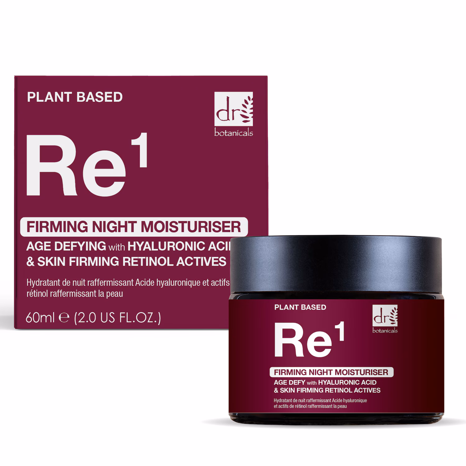 Straffende Nachtpflege mit 1% Hyaluronsäure und hautstraffenden Retinol-Aktivstoffen