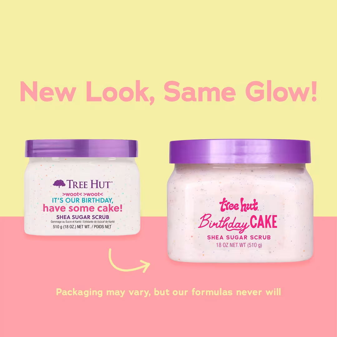 Tree Hut  Birthday Cake Shea Sugar Scrub