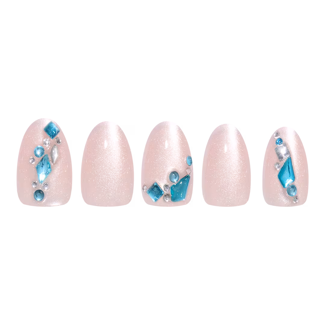 Glamnetic  Aquamarine Press-On Nails