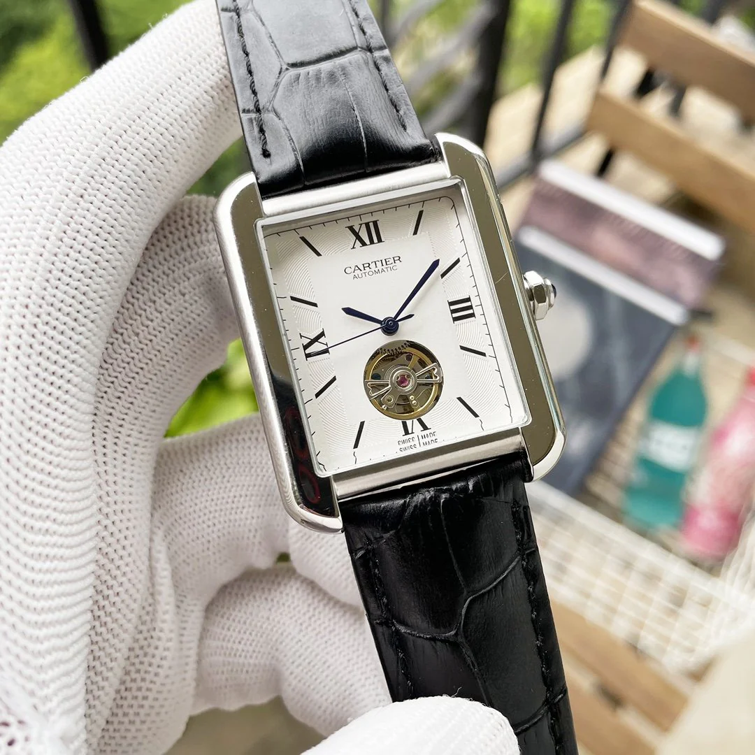 Cartier Watch TANK SOLO 40MM STEEL CASE TOURBILLON