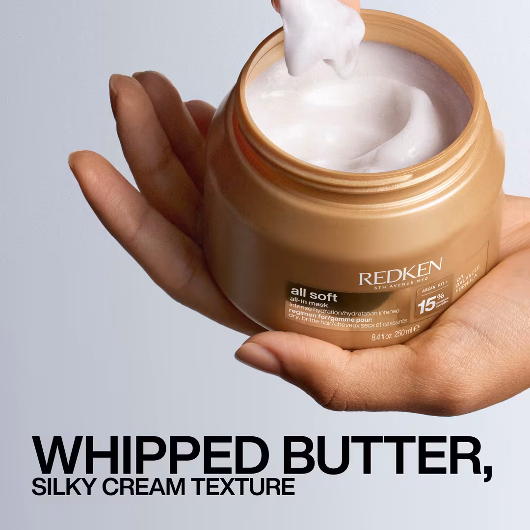Redken  All Soft All-In Mask Deep Conditioning Hair Mask for Dry, Brittle Hair