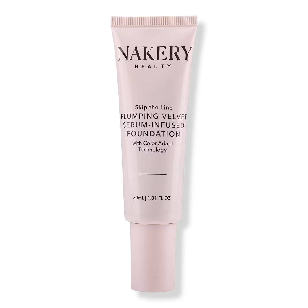 NAKERY BEAUTY  Skip the Line Instant Coverage Plumping Velvet Serum-Infused Foundation