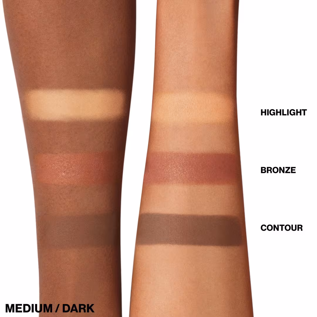 Smashbox  Step-By-Step Contour Palette – Contour, Bronzer & Highlighter