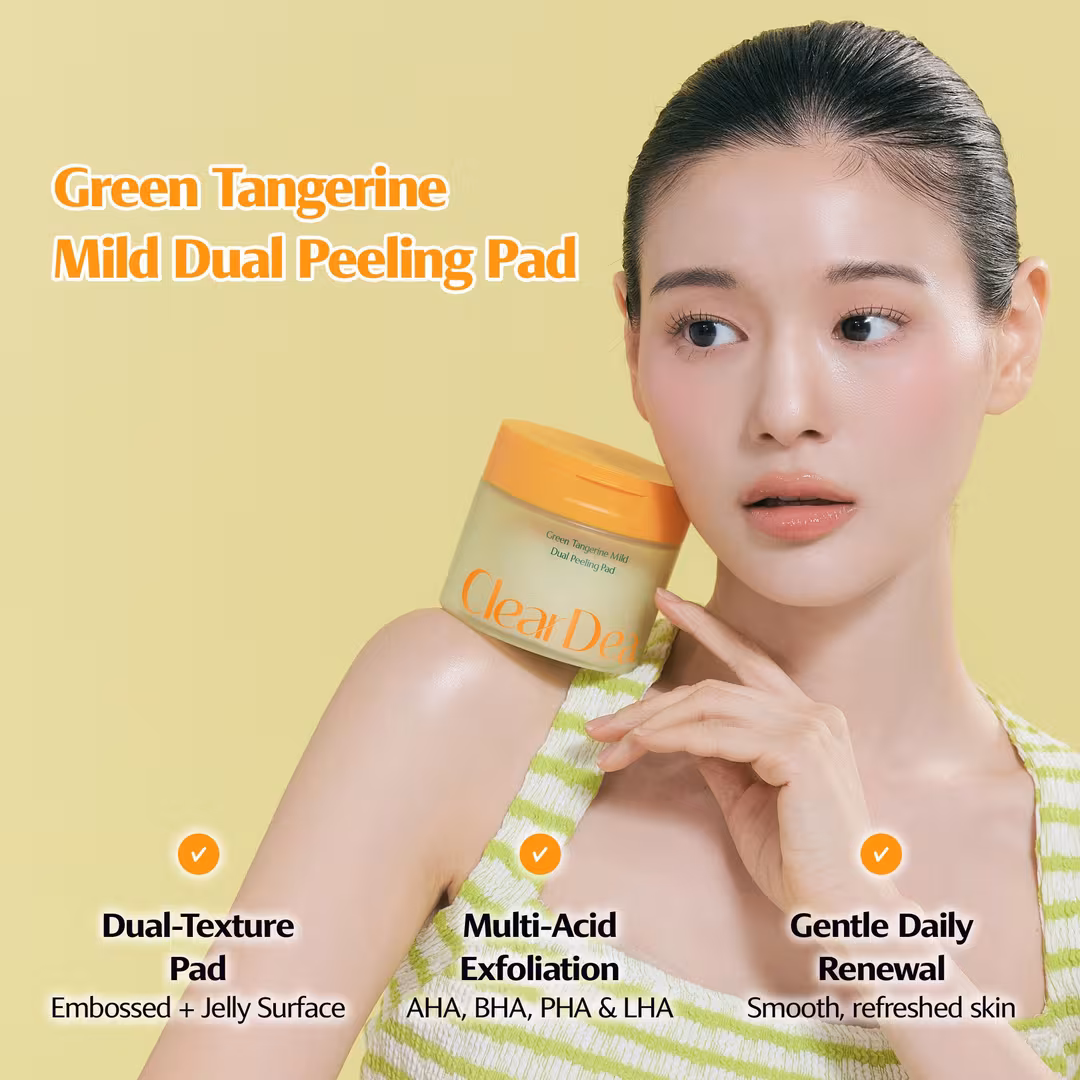 ClearDea.  Green Tangerine Mild Dual Peeling Pad