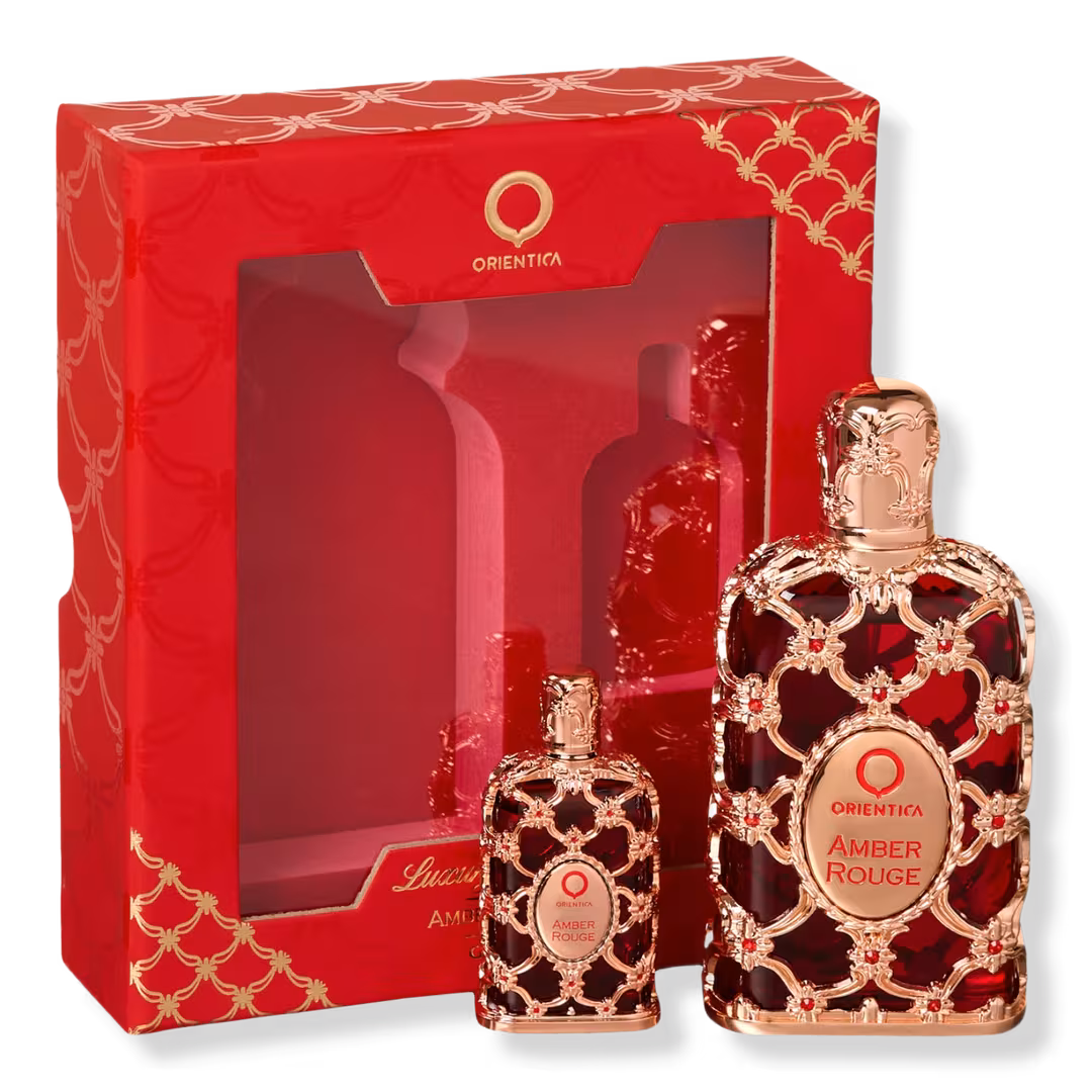 Orientica Perfumes  Amber Rouge Eau De Parfum 2-Piece Set