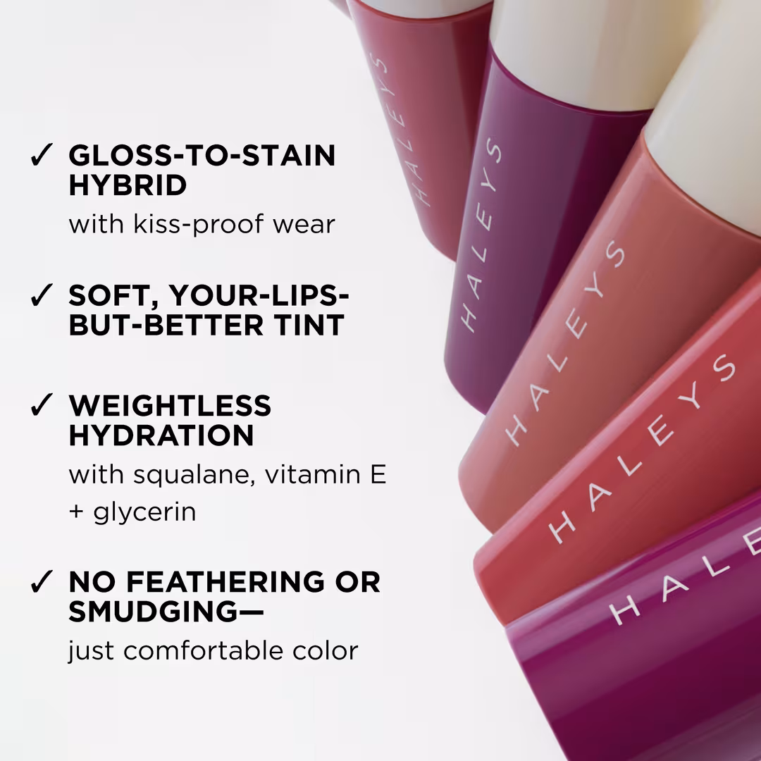 HALEYS Beauty  Re-dew Hydrating Glossy Lip Stain