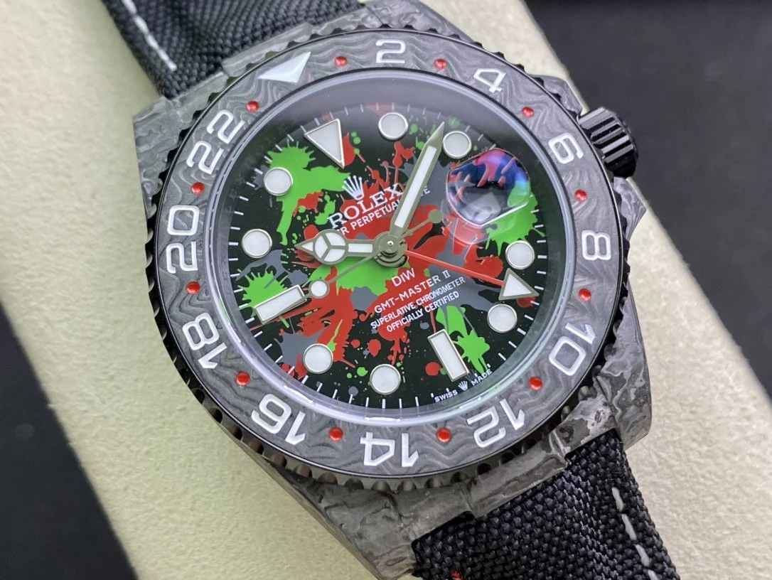 Rolex Watch GMT - MASTER II CARBON MULTI COLOR DIAL Watch