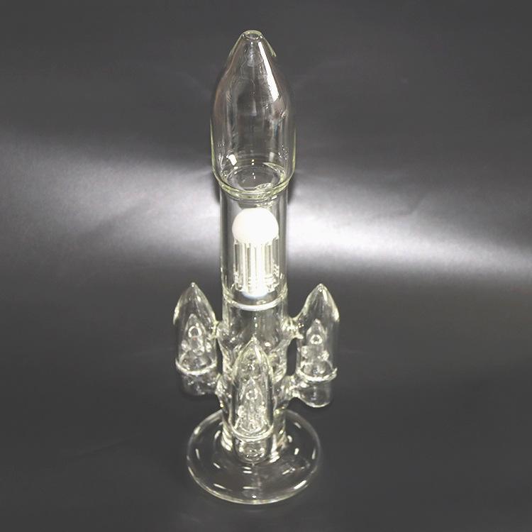 11 Rocket Tree Perc Glass Bong