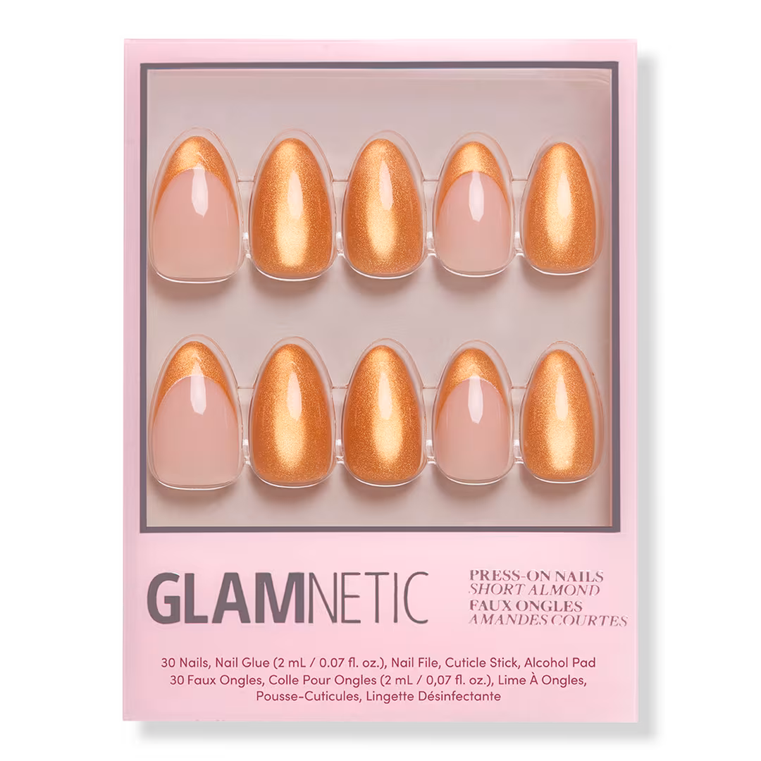 Glamnetic  Orange Pop Press-On Nails