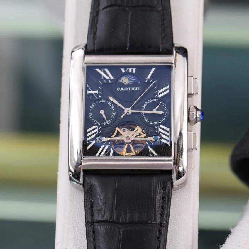 Cartier Watch TANK MC ANNUAL CALENDAR MOONPHASE