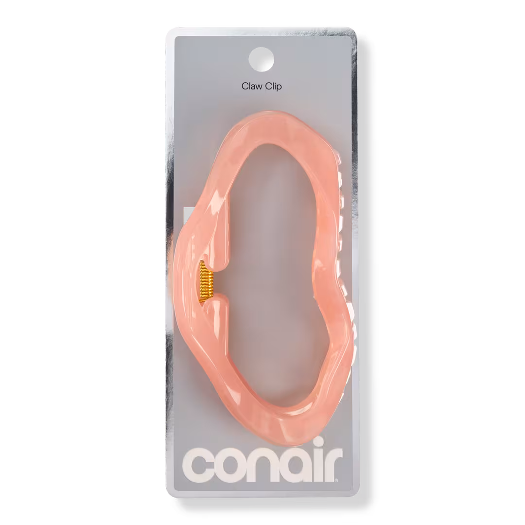 Conair Accessories  Wavy Pink Claw Clip