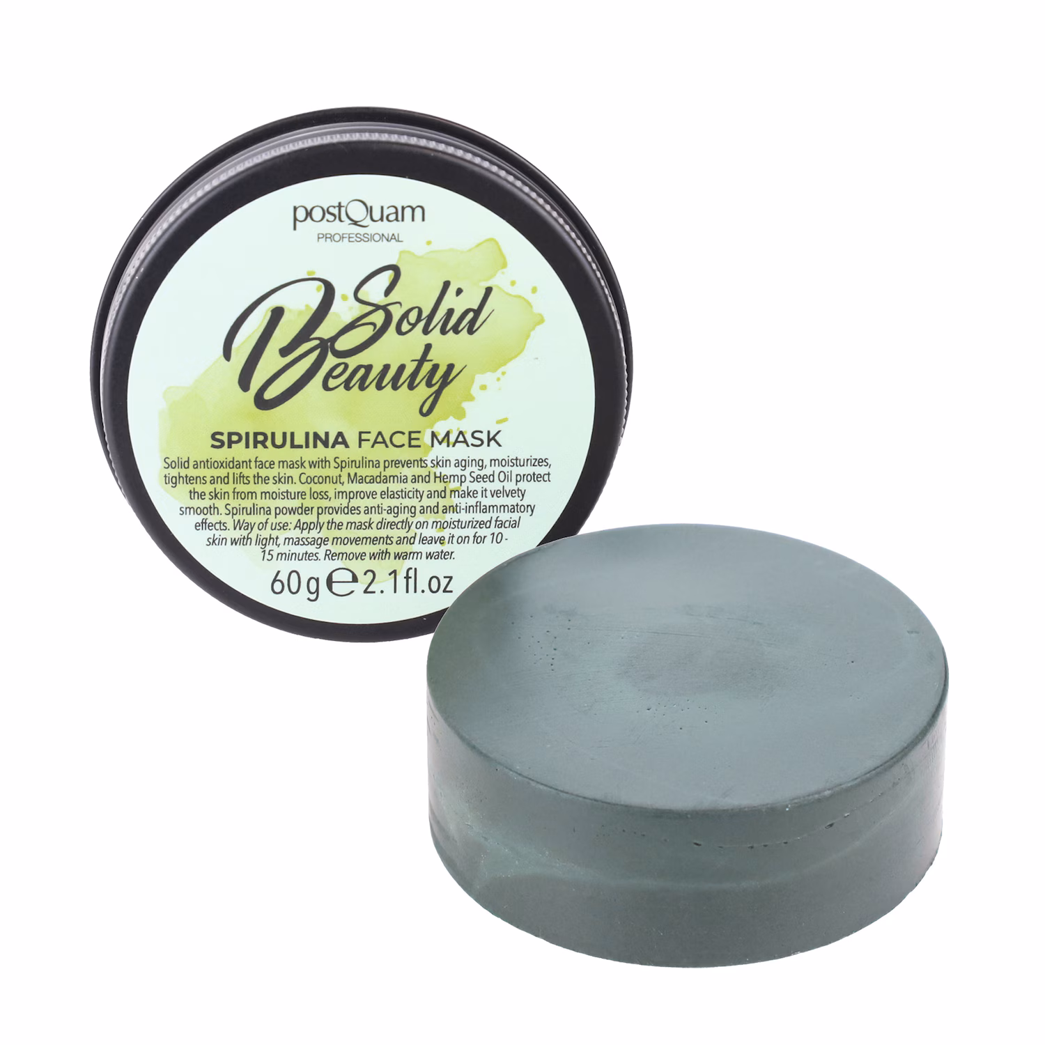 Spirulina Feste Gesichtsmaske Spirulina 60 Gr.