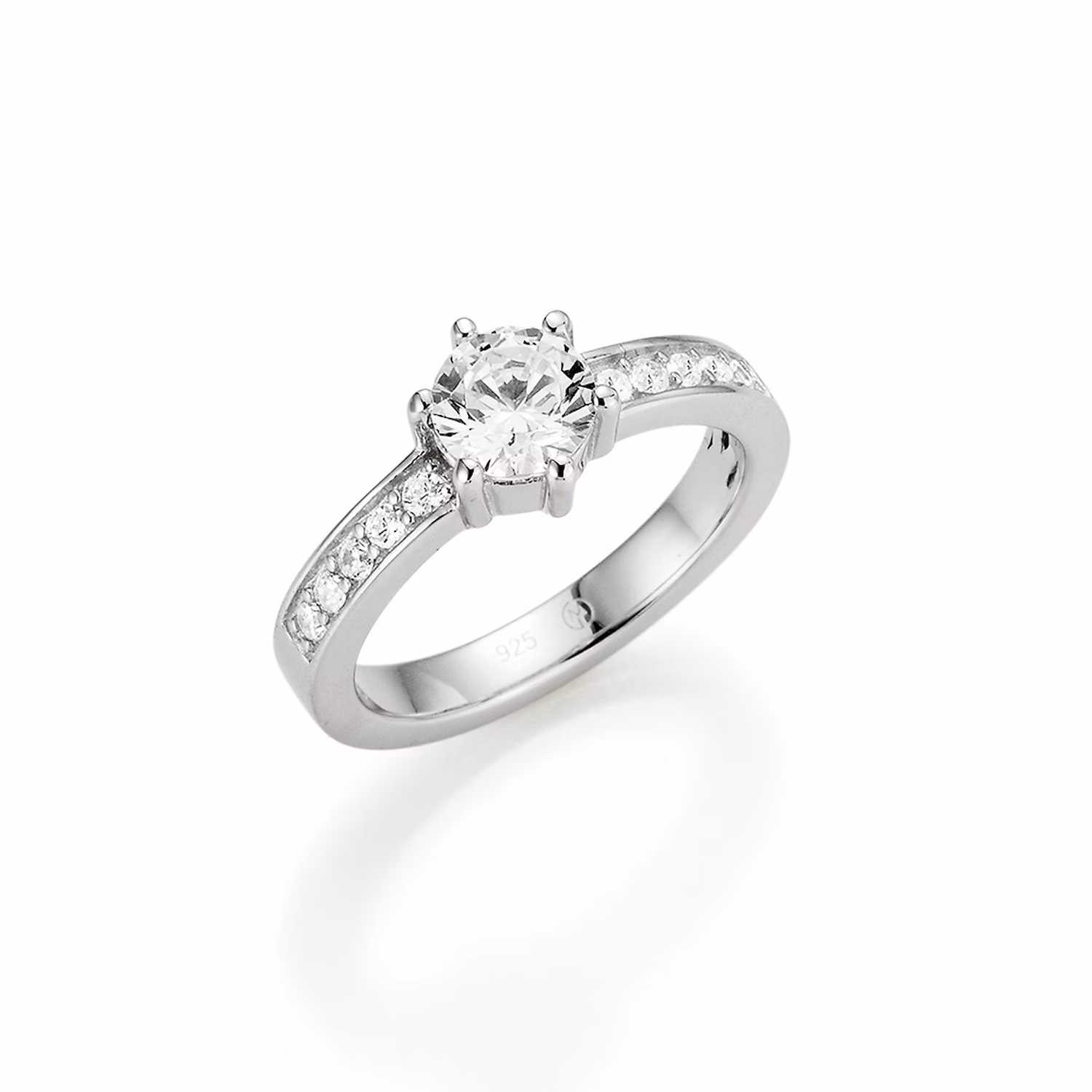 Ring Zirkonia, Silber 925