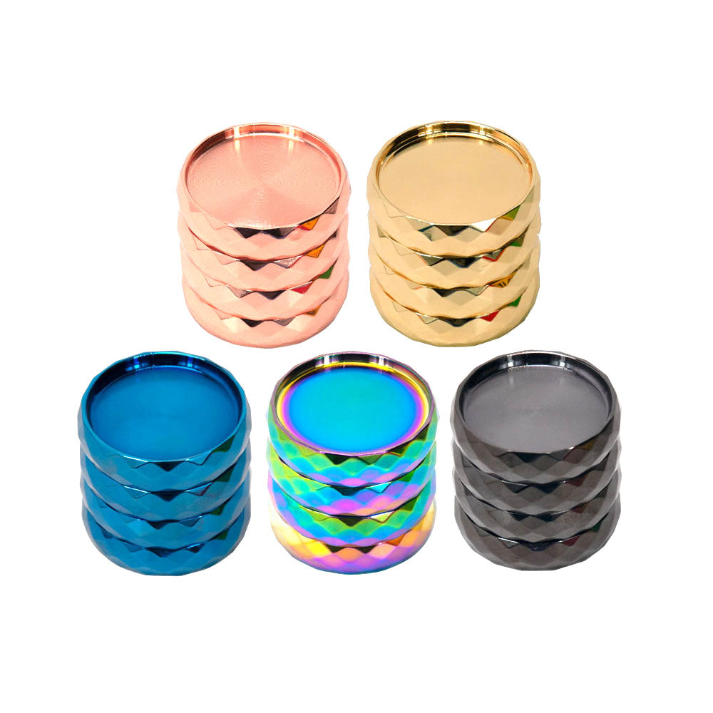 Diamond Shape Weed Grinder 4 Layer