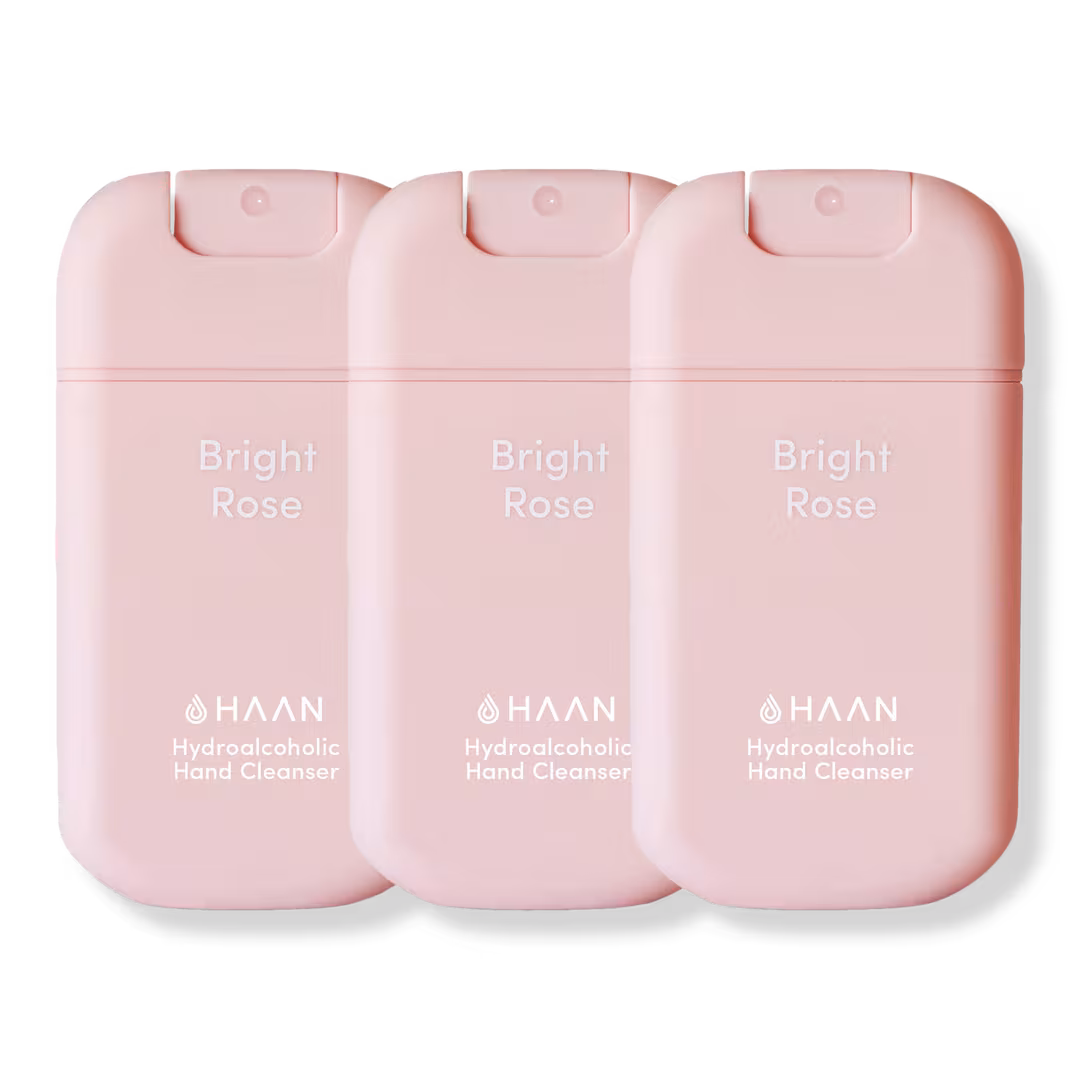 HAAN  Hand Sanitizer Bright Rose for Unisex 3pc Set