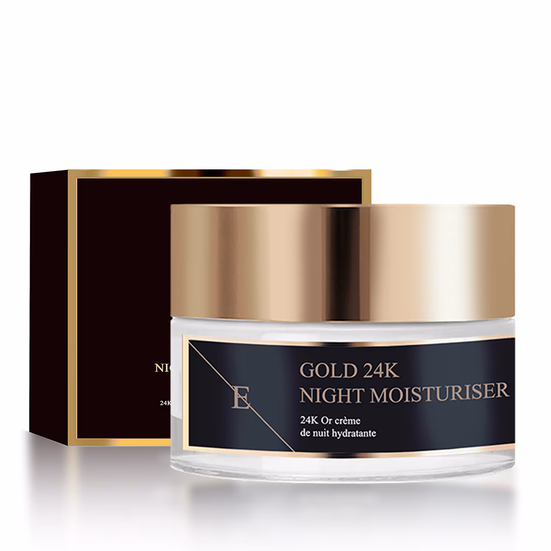 Anti-Falten-Nachtfeuchtigkeitscreme 24 Karat Gold