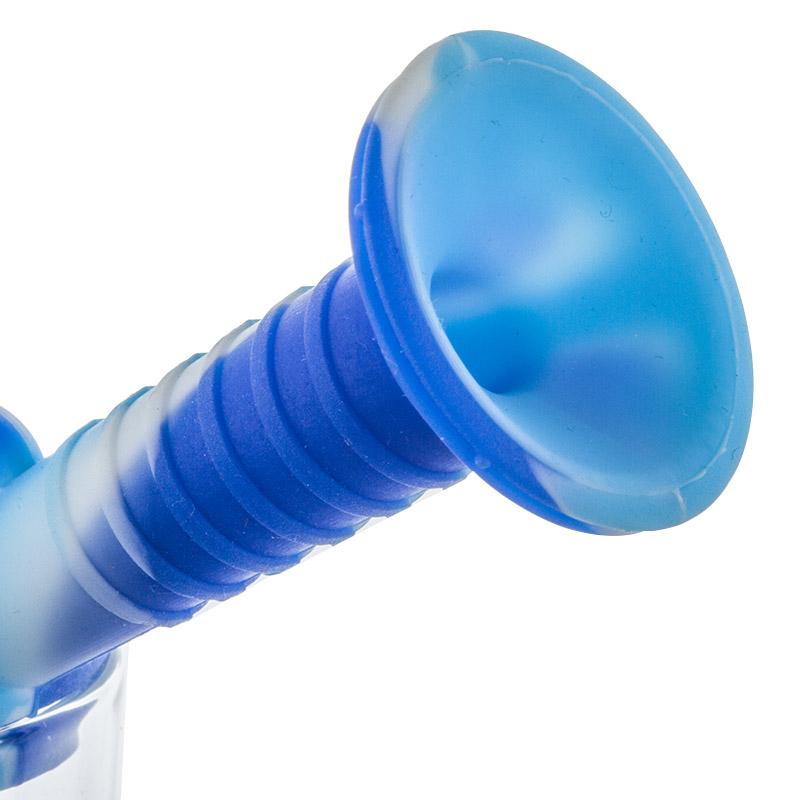 5 Castle Silicone Showerhead Perc Dab Rig (Random Color)