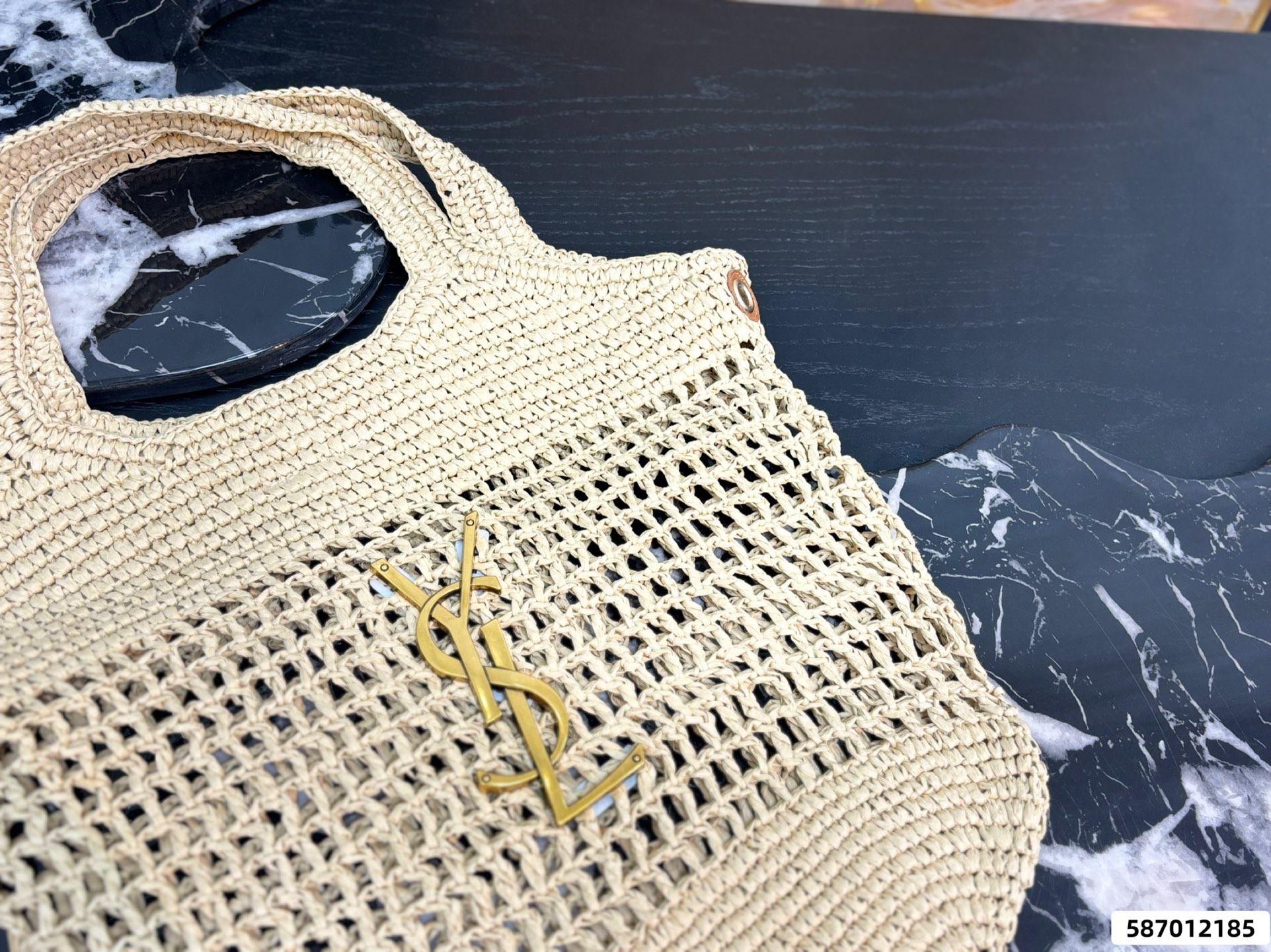 YSL Braided Tote Bag