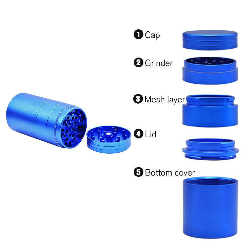 Aluminum 5 Layer Weed Grinder