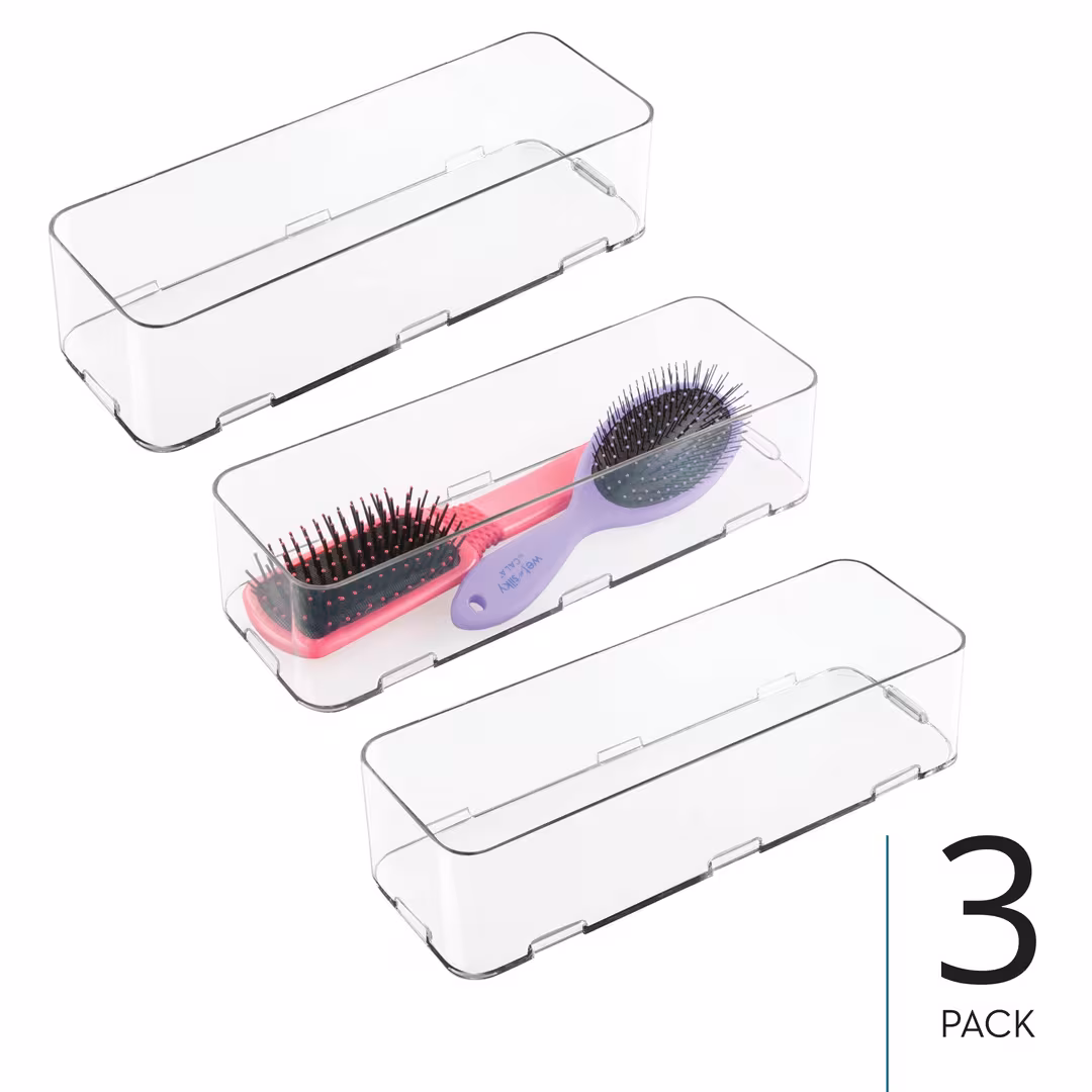 iDesign  Interlocking Plastic Drawer Organizer