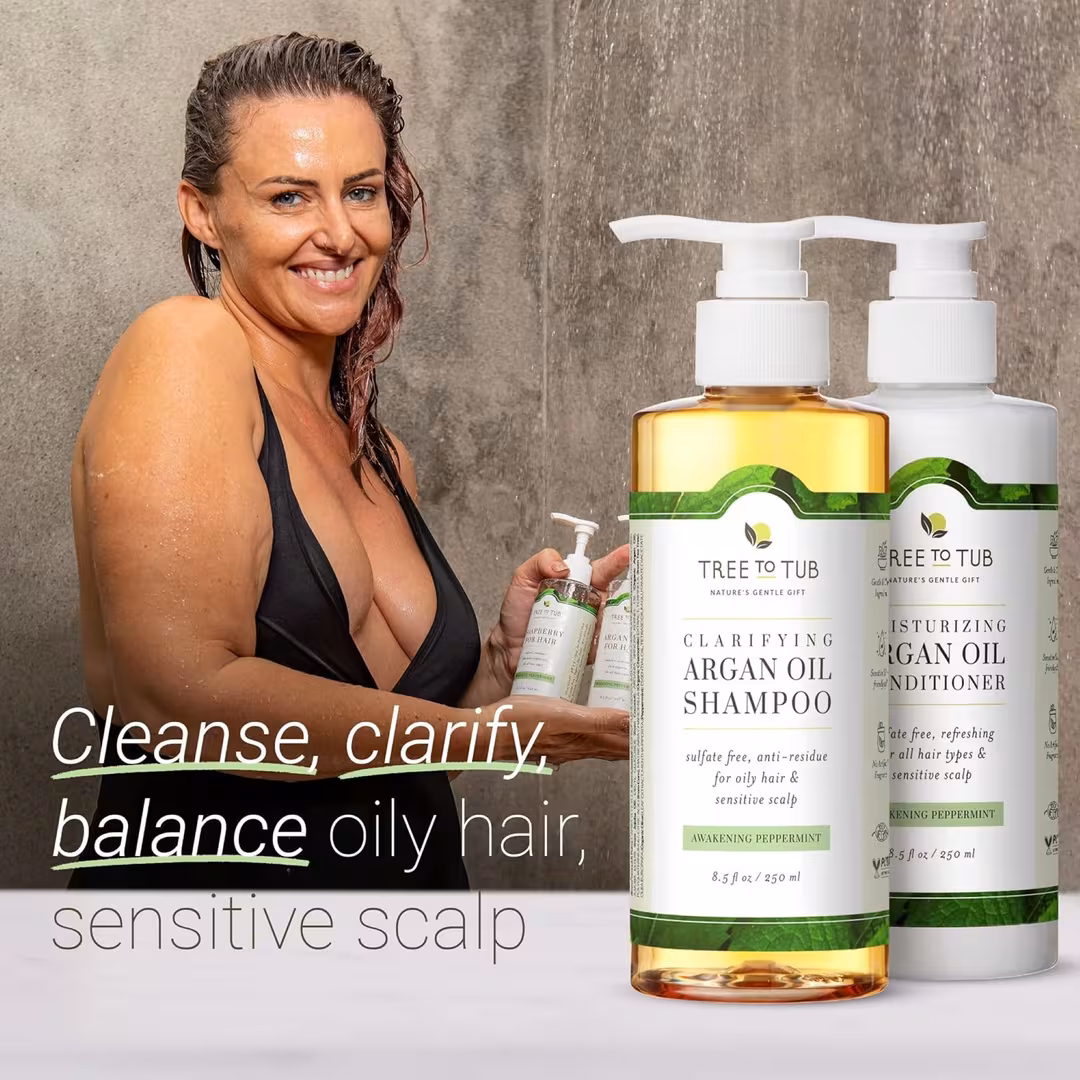 Tree To Tub  Soapberry Clarifying Shampoo and Conditioner
