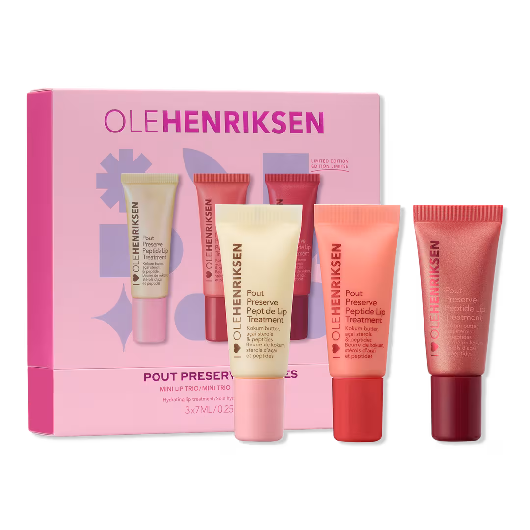 OLEHENRIKSEN  Pout Preserve Mini Hydrating Peptide Lip Trio Set