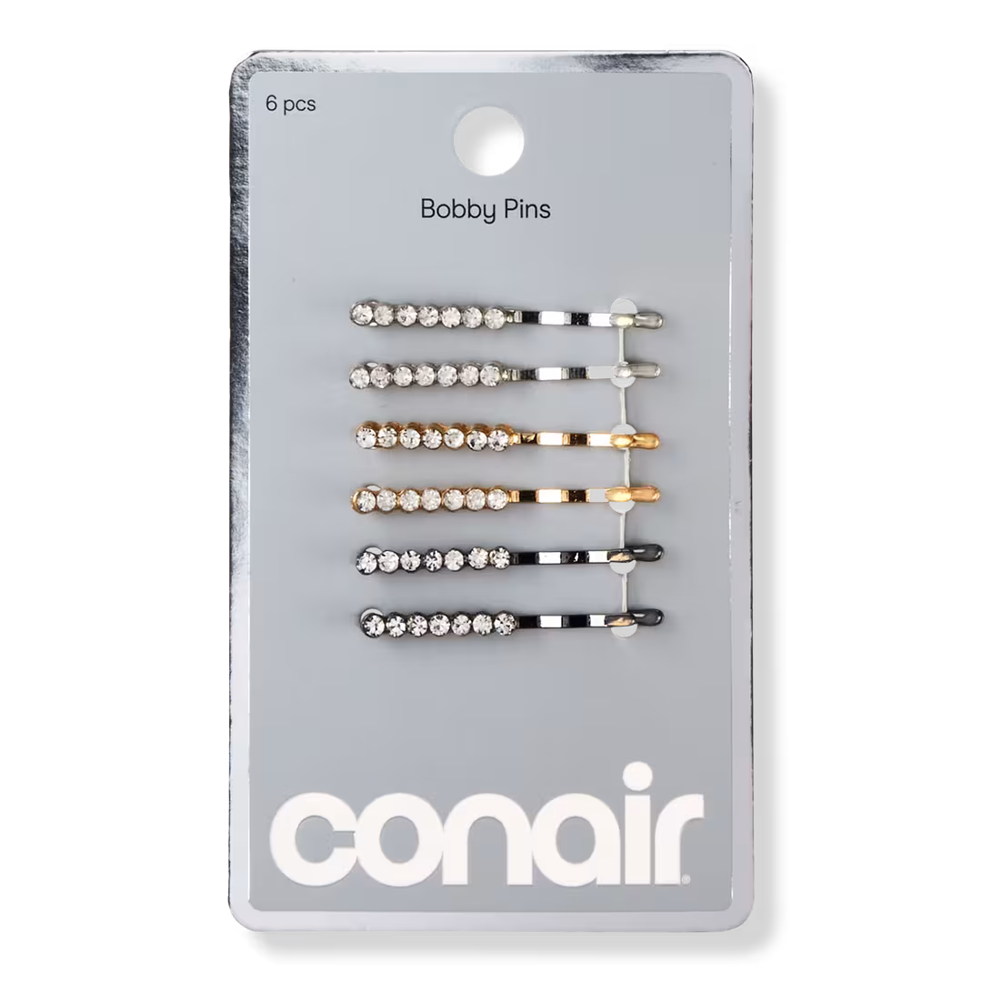 Conair Accessories  Mini Bobby Pins with Rhinestones