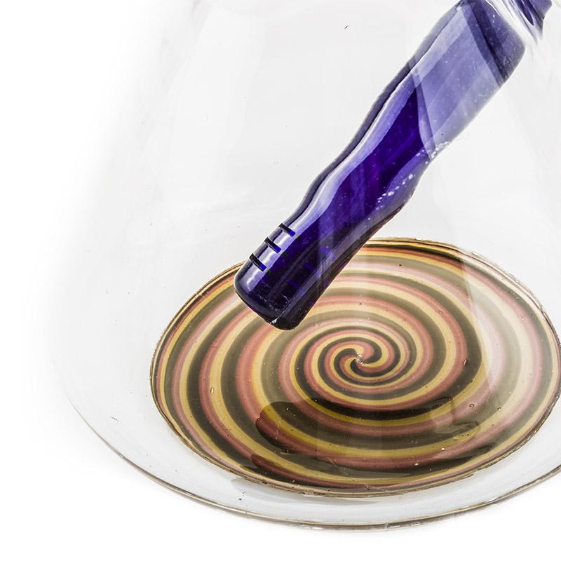 4.7 18mm To 14mm Acrylic Diffuser Downstem (Blue)