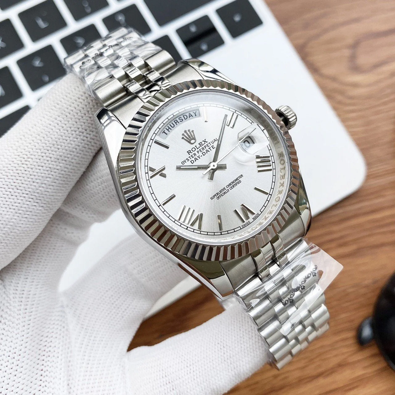 Rolex Watch DAY-DATE 40 STAINLESS STEEL JUBILEE BRACELET