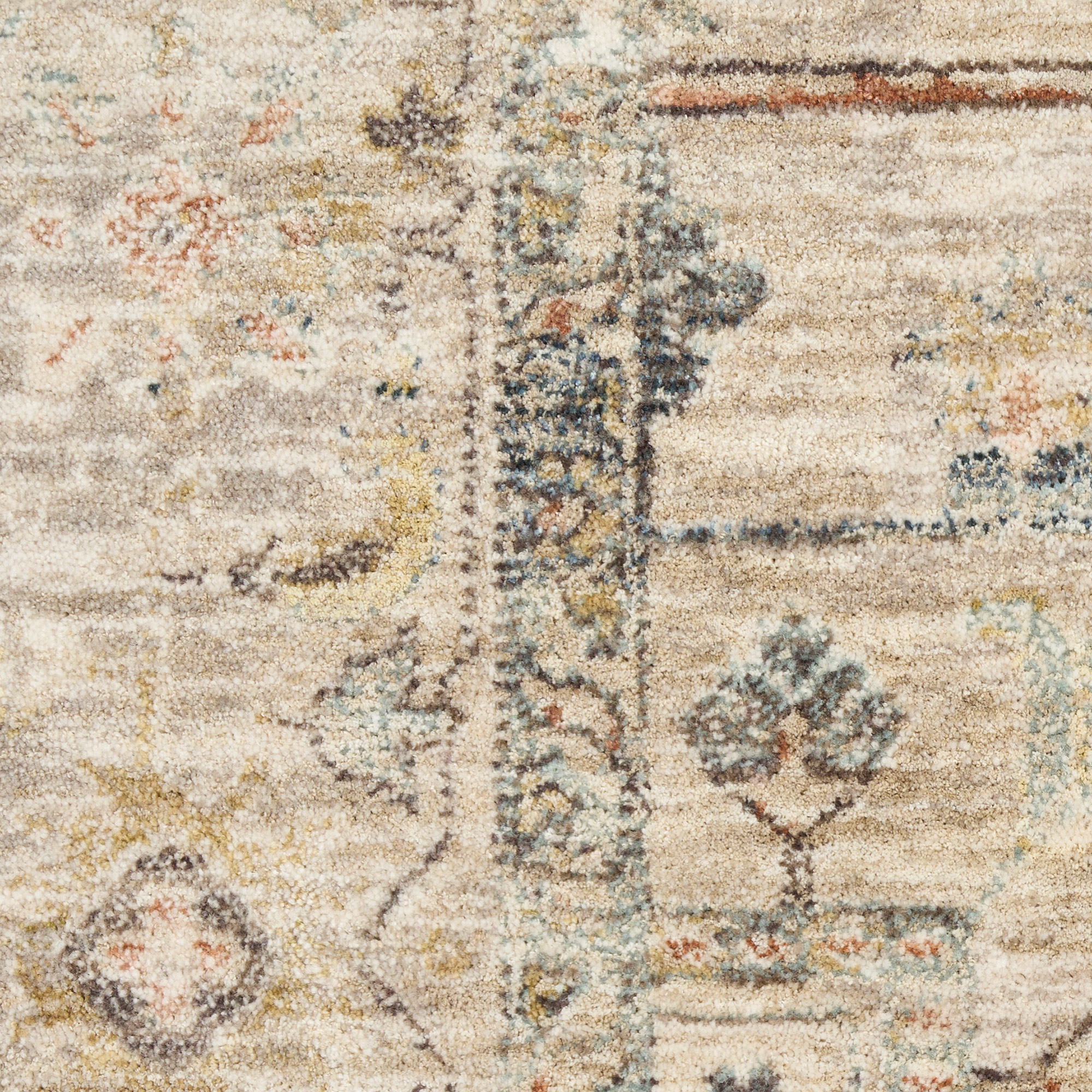 Nourison Antiqua Area Rug, Rose 9’ x 12’7”