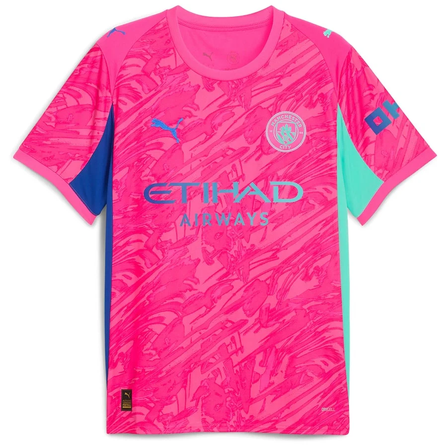 Manchester City Home Goalkeeper Jersey Men 2025 2026 Pink
