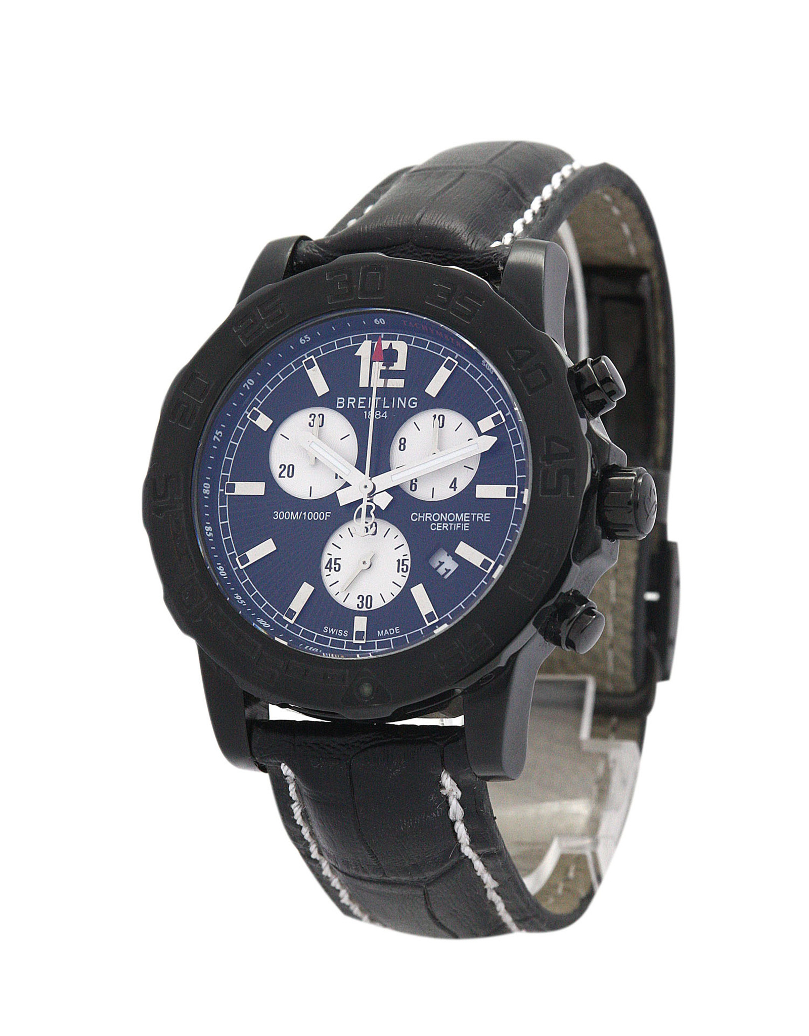 Replica Breitling Chronomat Blue Dial Stick Markers40MM