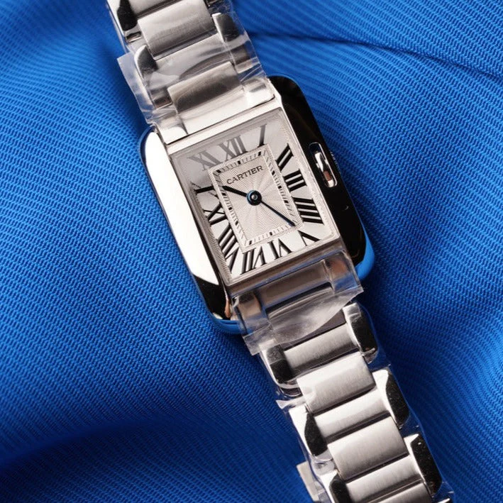 Cartier Watch TANK ANGLAISE STEEL ROMAL NUMERALS