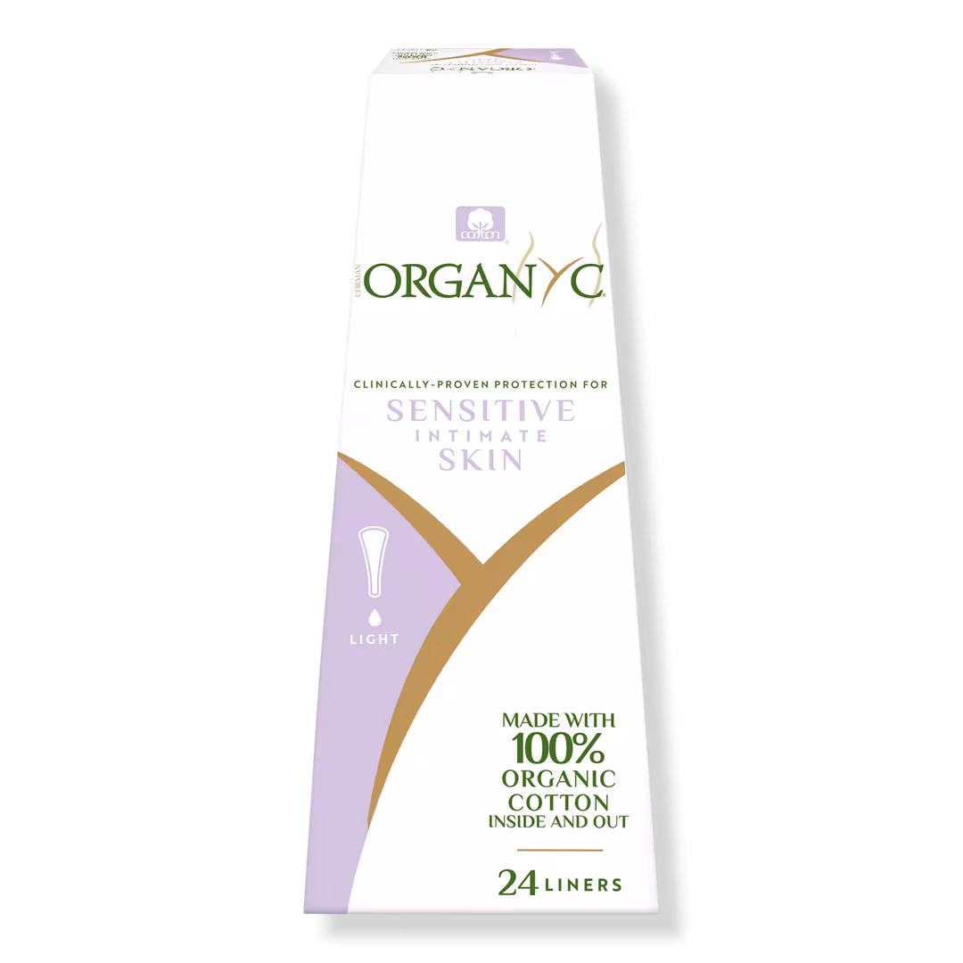 Organyc  100% Certified Organic Cotton Thong Panty Liners, Ultra Thin