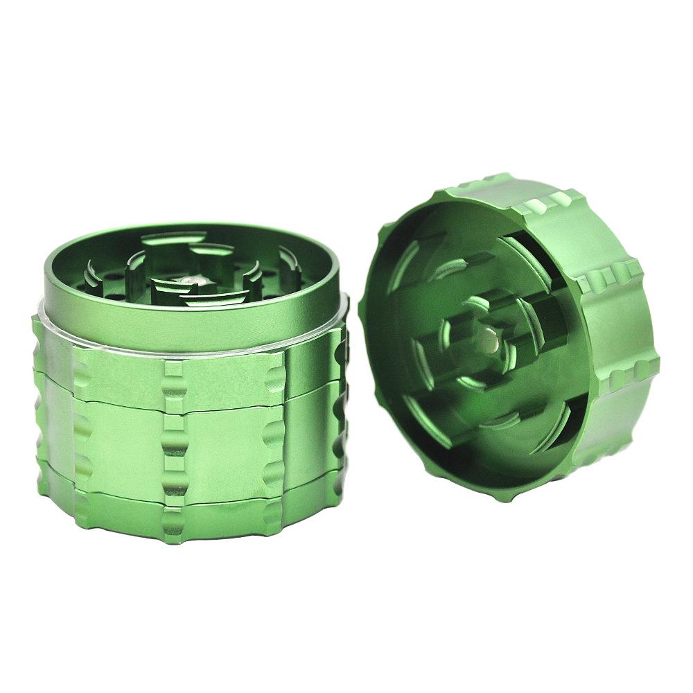 Notch Gear Novelty Aluminium 4-Layer Herb Grinder 60 MM (4 Colors)