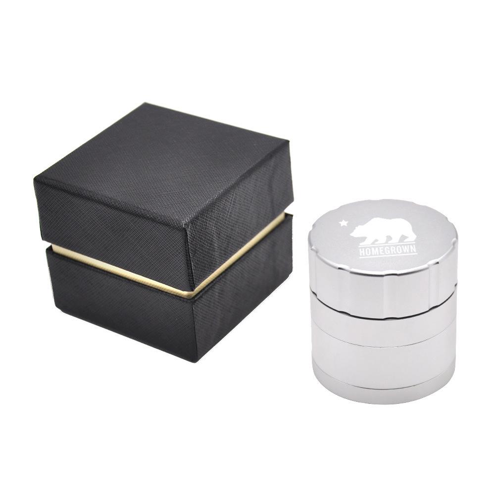 Polar Bear Aluminum Alloy Herb Grinder 4 Layer