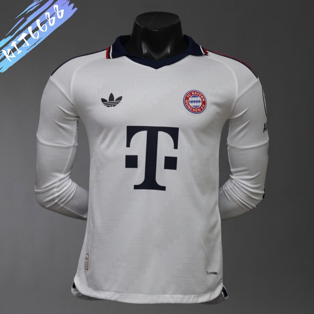 2026/2027 Bayern Munich Away Long Sleeve Football Shirt (Player Edition)